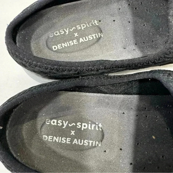 NEW Easy Spirit x Denise Austin Tiptoe Clog Sneaker Black Size 8.5 W - Picture 6 of 9